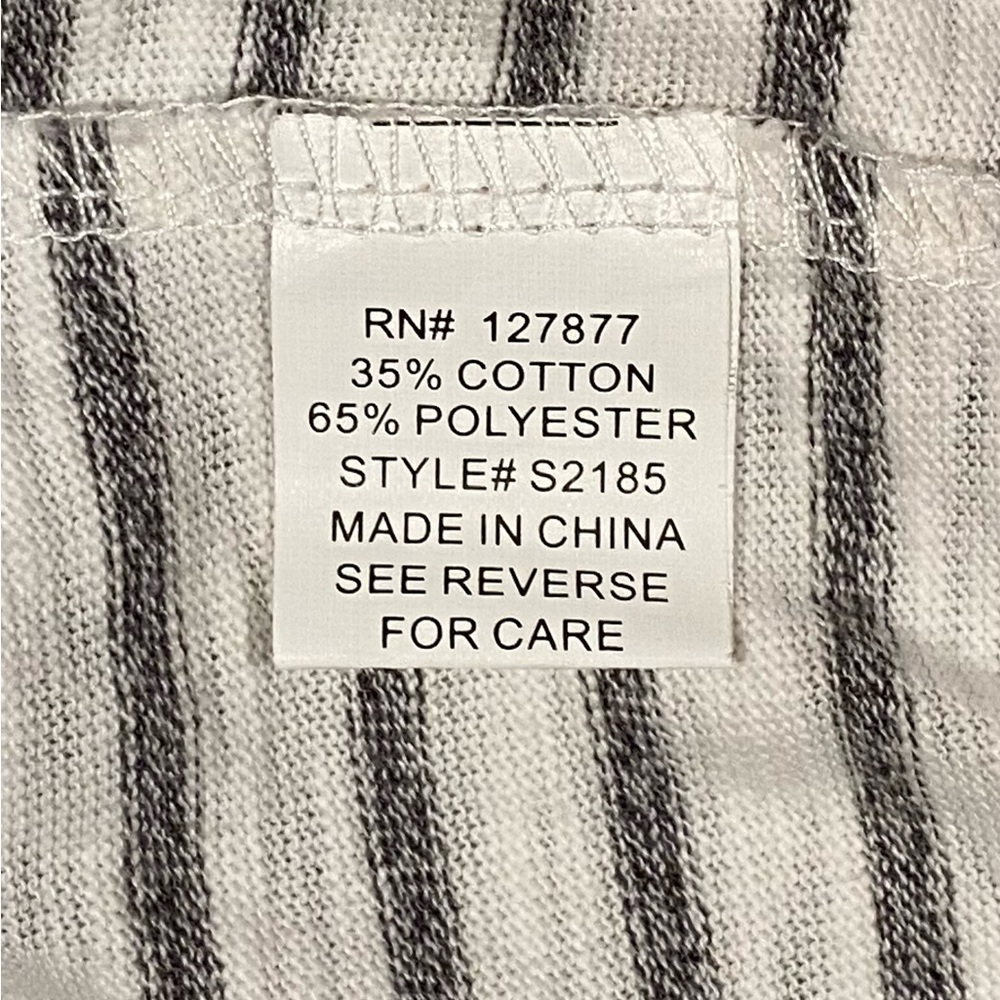 Ovi Striped White Midi Skirt, size S - Picture 9 of 10